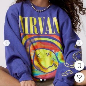 COPY - OVERSIZED S/M NIRVANA SWEATSHIRT URBAN OUTFITTERS